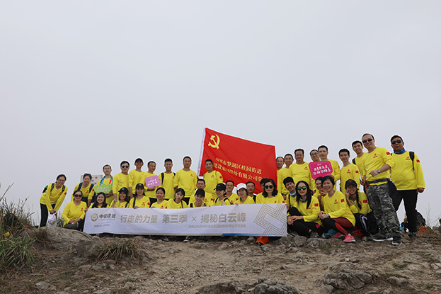 “行走的力量”星空电子建设党委开展第三季徒步主题党日活动